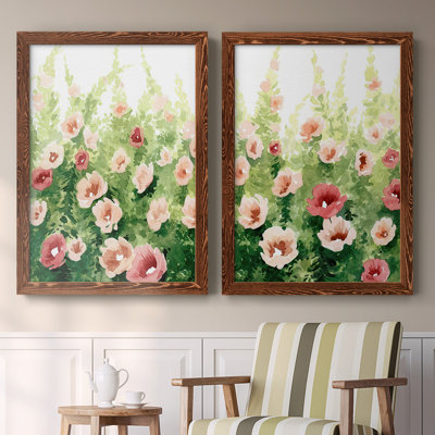 Toile encadrée Sunlit Flora I-Premium - prête à être accrochée