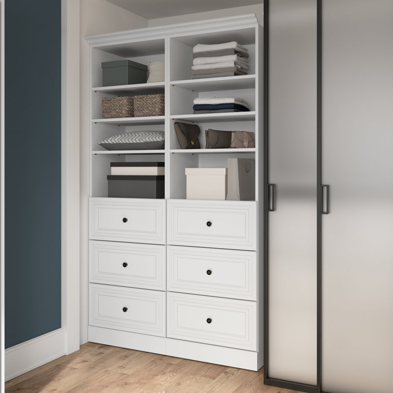 Système d'organisation l 50 po Oneybrook, Blanc