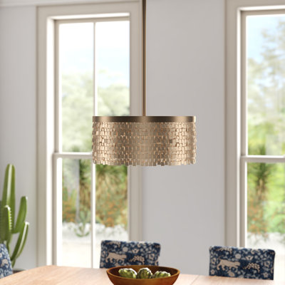Lustre cylindrique unique à 3 lumières Wiley