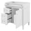 Meuble-lavabo moderne de 30 pouces avec 2 tiroirs et tiroir escamotable, idéal pour un rangement efficace et une conception élégante-1442527294