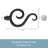 Andover Scroll Hook 5/8" Black Adjustable 0.625''-71298909