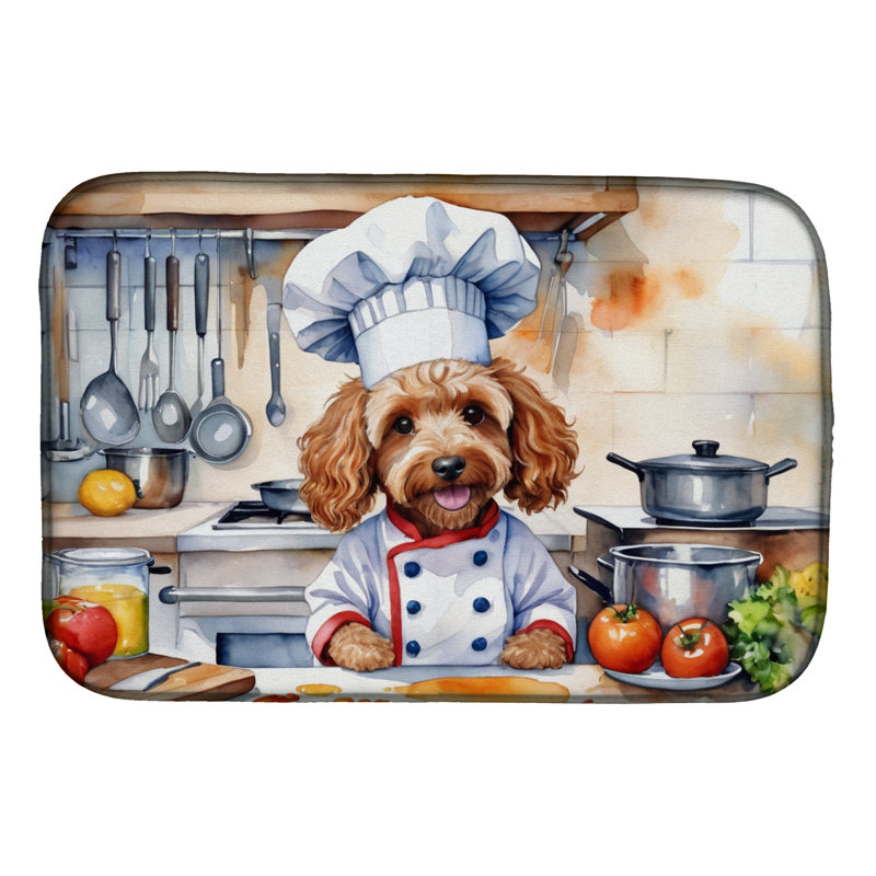 Tapis de vaisselle Cockapoo The Chef