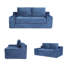 Canapé-lit, canapé-lit confortable à assise profonde, petit canapé en velours côtelé moderne pour la chambre à coucher du salon, coussin réversible avec coussins-2097165326