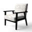 Chaise rembourrée moderne avec accoudoirs bruns neutres-1507589926