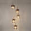 Luminaire suspendu grappe 5 lumières Quitman