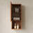 35" Tall Bathroom Wall Mounted Cabinet, Narrow Storage Cabinet With Door And Shelves, Suitable For Small Spaces, Applicable To Bathroom, Living Rooms And Laundry,  Brown Oak Woodgrain Color-533446449