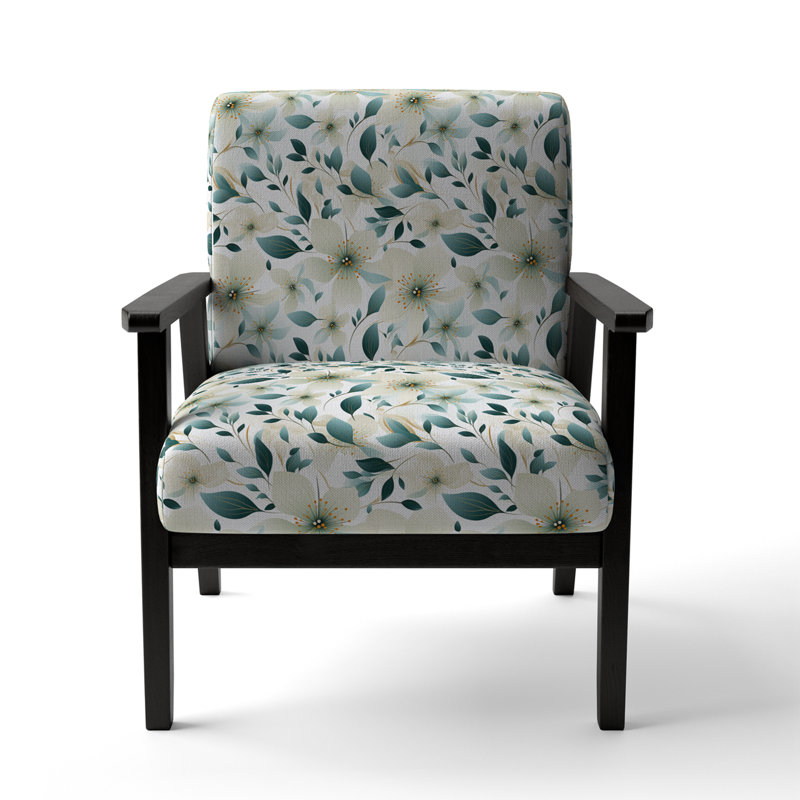Fauteuil d'appoint rembourré Teal, Noir