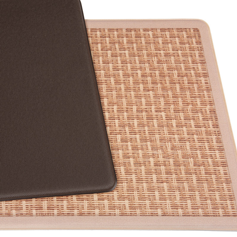 Tapis anti-fatigue Ryann, Bleu, Rectangle 1 pi 6 po x 3 pi 11 po