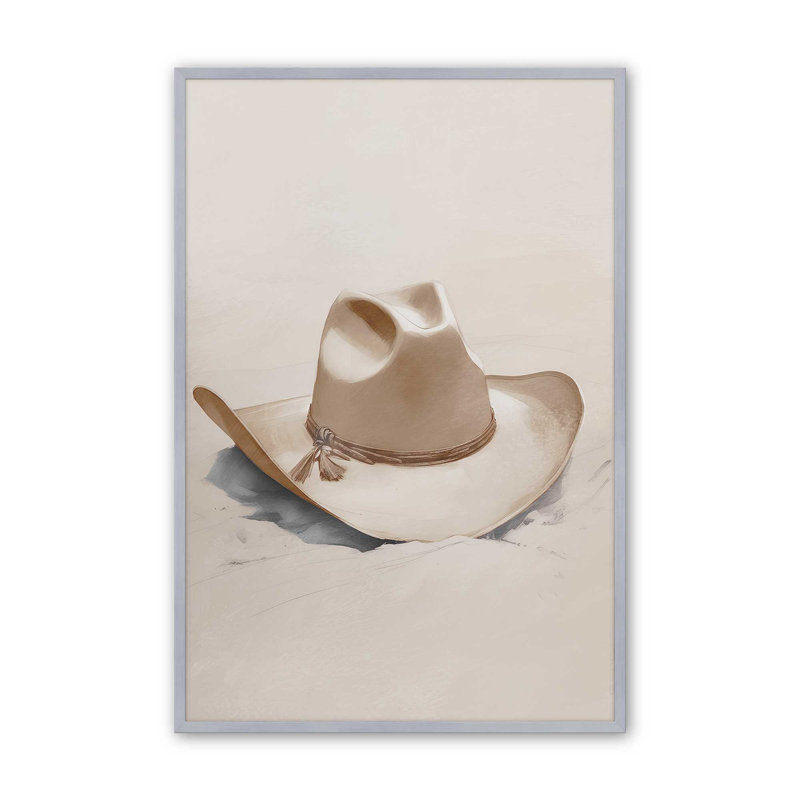 Imprimé Sandy Cowboy Essentials II, H 15,25 po x l 12,25 po, Chrome poli