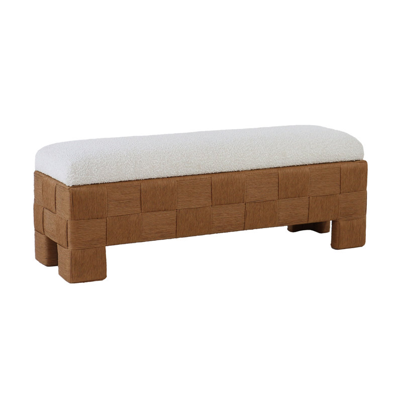 Banc de bout avec rangement Kaari