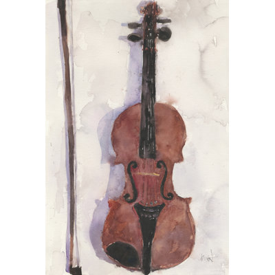 The Violin by Samuel Dixon - Wrapped Canvas Art Prints