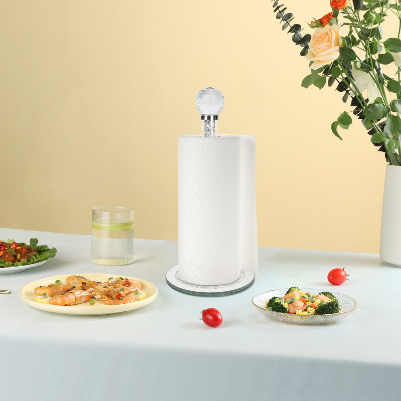 Crystal Freestanding Standing Napkin Holder