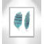 «Feathers in Turquoise II», art encadré-47566112-47533818