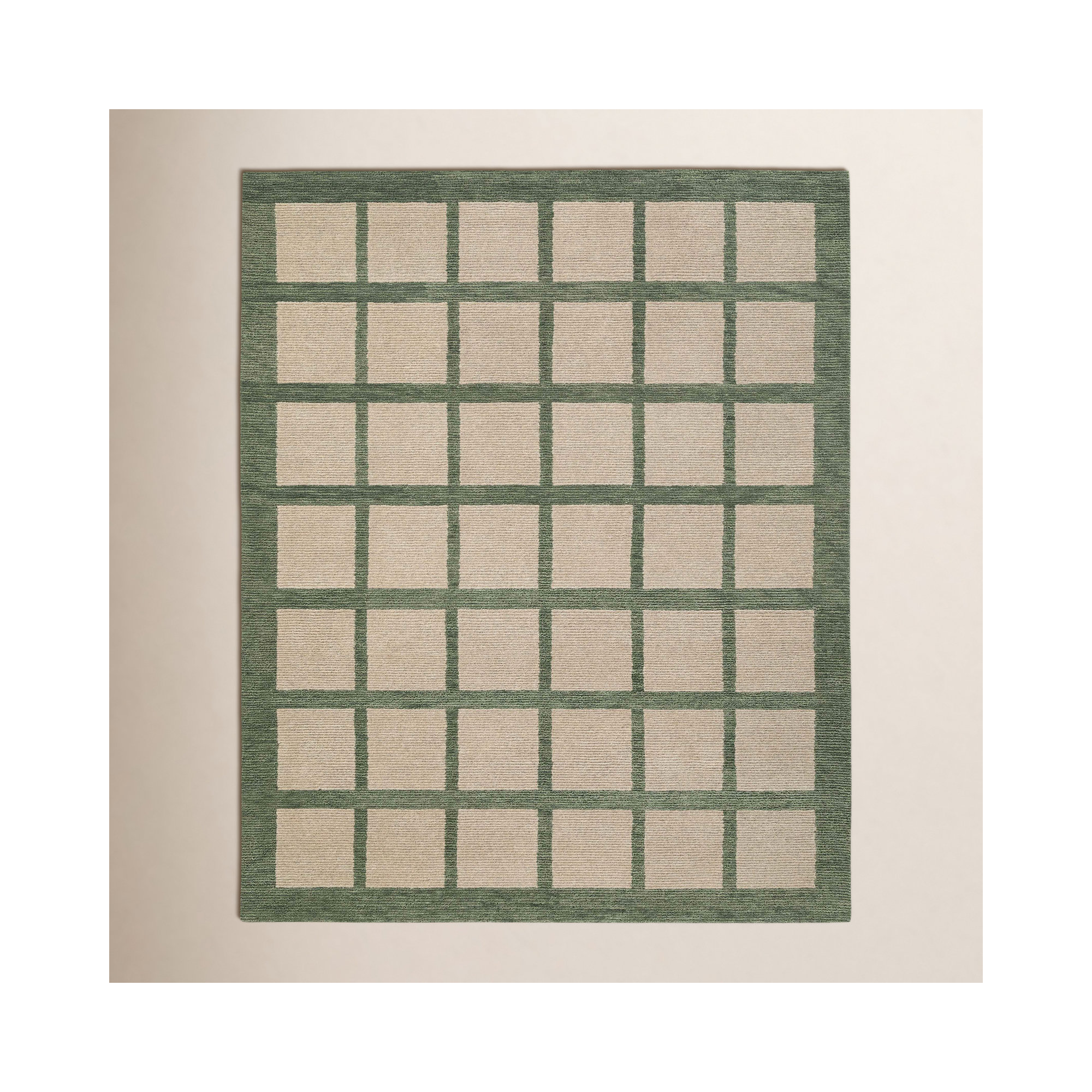 Camp Hand Tufted Wool Indoor Rug, Rectangle 2' x 3'