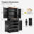72" Kitchen Pantry Storage Cabinet with 8 Hanging Shelves and 3 Sliding Drawers-838473349