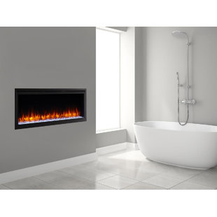Foyer électrique linéaire SimpliFire Allusion Platinum