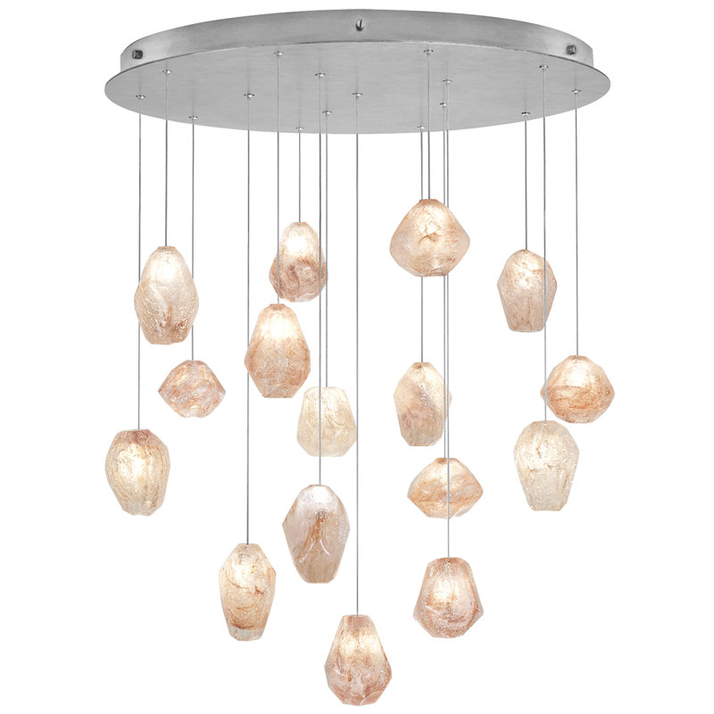 Natural Inspirations 16 - Light Pendant, Silver, 4.75" H x 32" W x 32" D