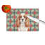 Planche à découper en verre Blenheim English Toy Spaniel Christmas PoinsettIas-119894570