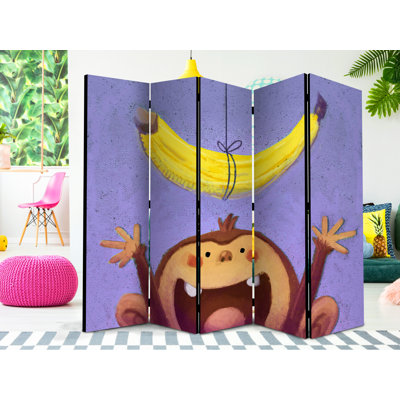 Kaylah 172cm H Folding Room Divider