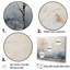 Minimalisme beige et bleu campagne I - impressions sur toile campagne-96322057-134428687