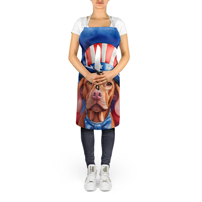 Patriotic American Apron, Vizsla