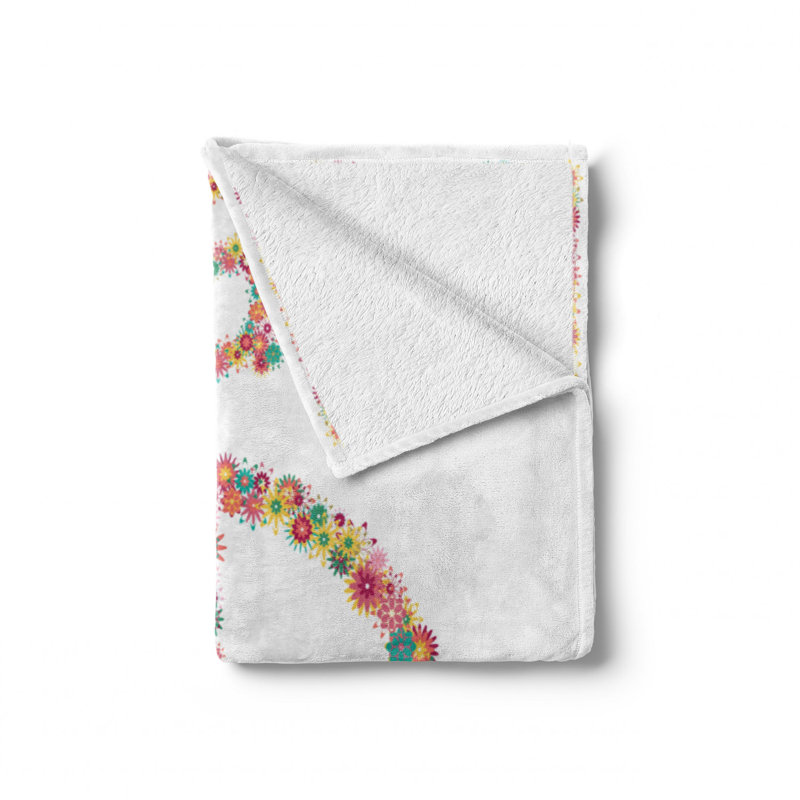 Hand Woven Throw Blanket, 50" W x 70" L