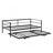 Metal Daybed With Adjustable Trundle, Pop Up Trundle-1765906884