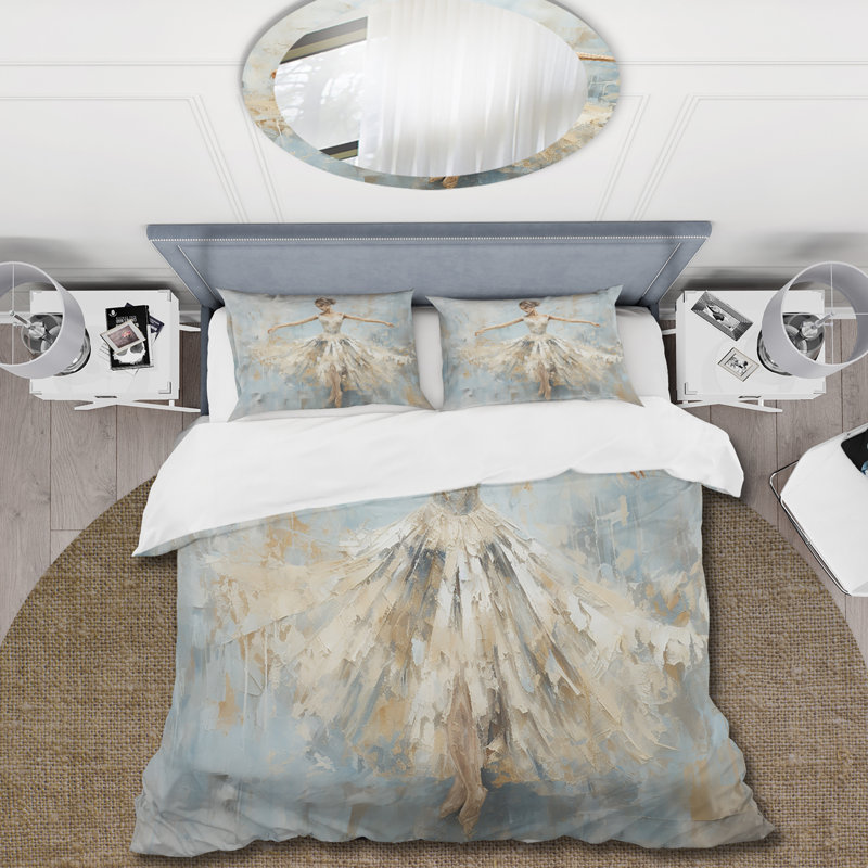 Ensemble de housse de couette beige et minimalisme beige en microfibre de polyester