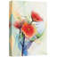 Flower Blossom " Watercolor Effect Red Floral Scenic Colourful Multicolor "-99543581