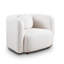 Fauteuil d'appoint carré, fauteuil rembourré en nuage Boucle, fauteuil de style japonais, canapé 1 place