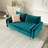 Bombalier 57.9'' Velvet Loveseat-1506206067