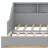 Daybed Featuring Storage Bookcases, Two Drawers and Built-in Charging Design-717015478