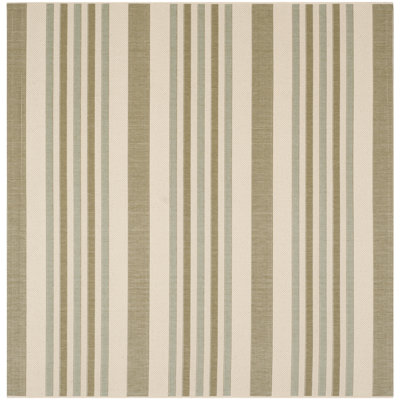 Herefordshire Performance Striped Indoor/Outdoor Area Rug