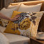 Ensemble de literie 5 pièces très grand californien doré et gris (grand / très grand / très grand californien) - courtepointe en microfibre + taies décoratives-126358943