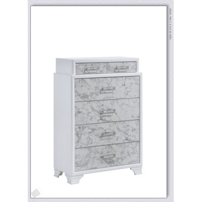 Commode en bois Soul de style moderne avec tiroirs en marbre et design compact pour les espaces contemporains