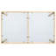 Ensemble de salle à manger rectangulaire pour 6 personnes 59,1 po Daxin-58165609