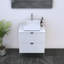 Ensemble de meuble-lavabo simple 23,7 po avec plateau Lissia-17858444