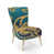 Floral Indigo/Gold Polyester Blend selected