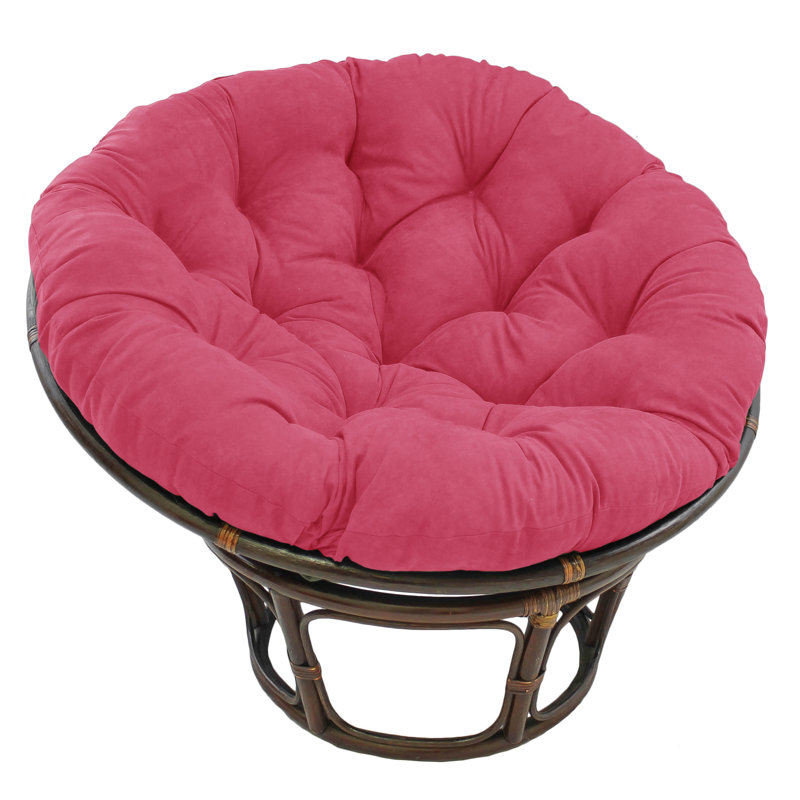 Outdoor 6'' Papasan Seat Cushion, Berry Berry