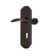 Nostalgic Warehouse Deco Plate Privacy (Bed & Bath) with Decorative Keyhole and Swan Lever