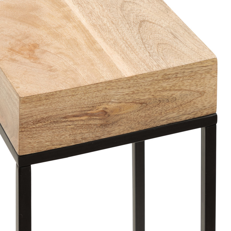Cronus Solid Wood End Table
