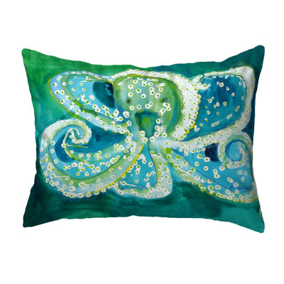 Octopus Octopus Outdoor Rectangular Pillow Cover & Insert