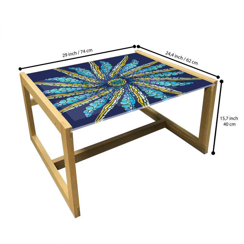 Jalaiya Sled Coffee Table, 62cm H x 74cm W x 40cm D