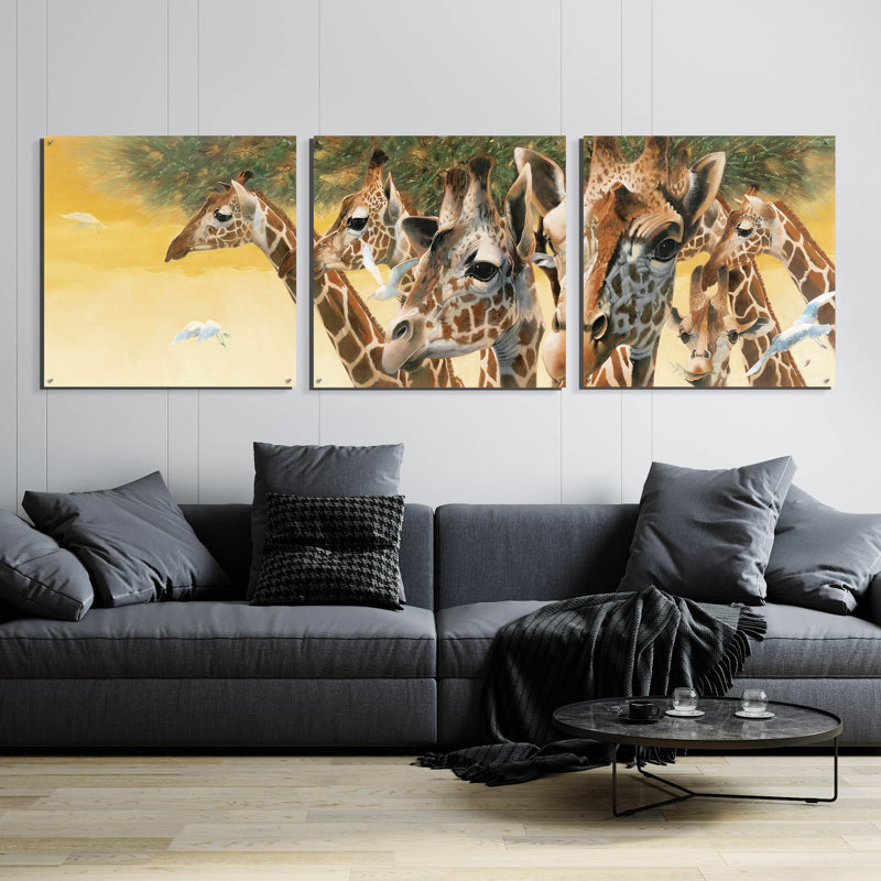 Épique «A Walk in the Sun» par Durwood Coffey, verre acrylique Wal Art, H 36 po x l 108 po