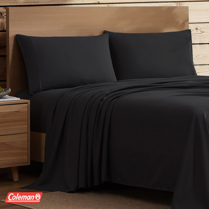 Ensemble de draps 3 pièces Coleman®, Très grand simple, Noir