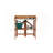 Folding Potting Bench with Shelves