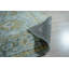 Tapis gris contemporain à motif géométrique en laine noué à la main gris à motif de rosettes-366948269