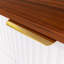 Fluted Rolling Kitchen Island Drop Leaf Power Outlet 2 Doors 2 Drawers-1846416928-1846416957