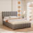 Juhi Upholstered Tufted Linen Platform Bed with Lift-up Storage and Reinforced Slat Support-659079104-659079131