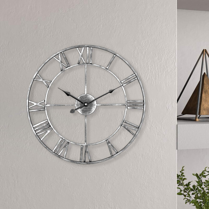 Ansilme Metal Wall Clock, Medium